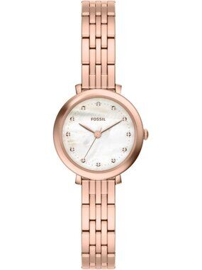 Women's Rose Gold-Tone Stainless Steel Heidi Three-Hand Crystal Wrist Watch